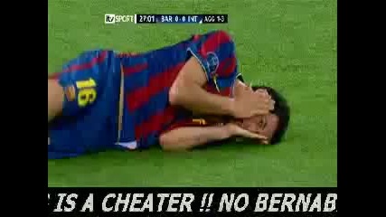 Sergio Busquets Е Измамник!!!