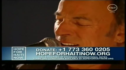 Bruce Springsteen - Hope For Haiti Now We Shall Overcome 