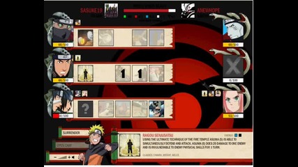 Naruto - Arena streak team kakuzu, asuma (s) , izumo and kotetsu 