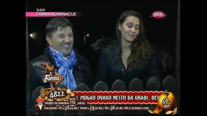 Rada Manojlovic & Serif Konjevic - Farma 5 - Pregled 56. dana - (TV Pink 26.10.2013.)