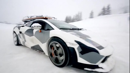 Ламборгини обича снега - Lambos Love Snow