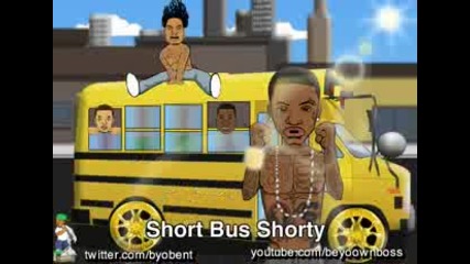 shawtbusshawty gucci mane soulja boy waka flocka cartoon short bus shorty byob ent 
