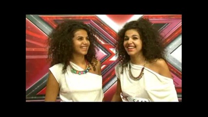 Страхотно изпълнение! Александра и Владислава Димитрови.. X Factor 2 Bulgaria