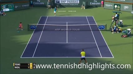 Rafael Nadal vs Donald Yound - Indian Wells 2015