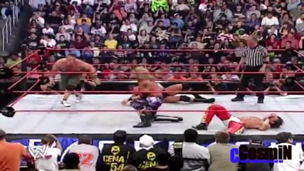 John Cena vs Shawn Michaels vs Edge vs Randy Orton Highlights Hd - Backlash 2007