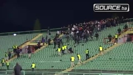 Фк Сараево 0 - 1 Борац Баня Лука (12.9.2010) - агитката на Борац ! 