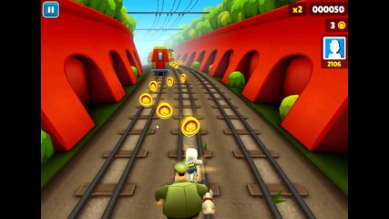 Subway Surfers Epizode #14 (извинете,че е малък но играя от 1 ден)