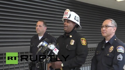 USA: 9-year-old girl and two others injured after car crashes into LAX