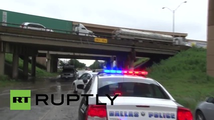 USA: Dallas battered by heavy rains, flooding