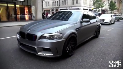 Hamann Bmw M5 F10 - Matte Grey with M-power Stripes