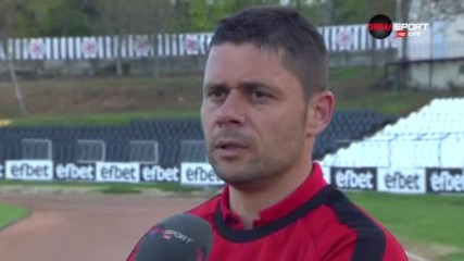 Александър Димитров: Съжалявам, че не успяхме да реализираме