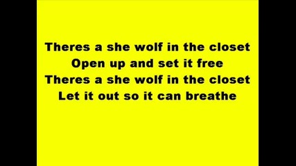 Shakira - She wolf (lyrics) 