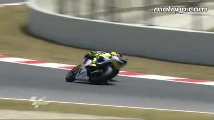 Rossi vs Lorenzo at the 2009 Catalunya Grand Prix 