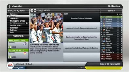 Fifa 13 | Juventus Manager Mode | S1. E1. |