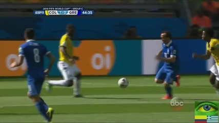 Колумбия 3 - 0 Гърция // F I F A World Cup 2014 // Colombia 3 - 0 Greece // Highlights