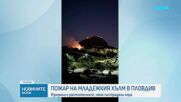 Голям пожар избухна на Младежкия хълм в Пловдив