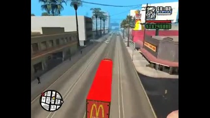 Gta San Andreas - Mcdonalds Truck