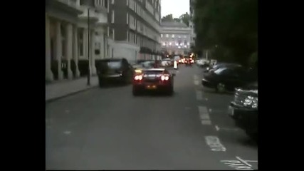 Pink lamborghini Powerslide!