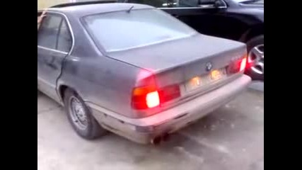 Bmw E34 525i M20b25 Cut Off (with Straight pipe no muffler) 