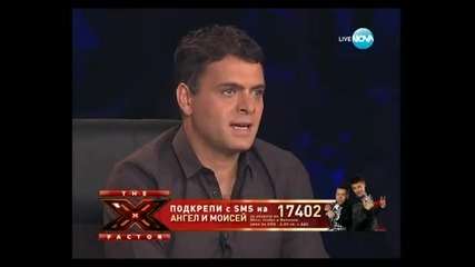 Angel and Moses - The X factor Bulgaria 2011 - Live Show 11.10.2011