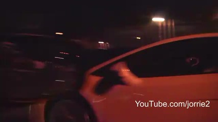 Lamborghini Gallardo vs. Infiniti G37 Cabrio! 