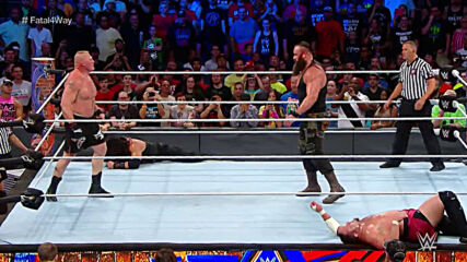 Brock Lesnar vs. Roman Reigns vs. Samoa Joe vs. Braun Strowman - Universal Title Fatal 4-Way Match: SummerSlam 2017 (Full Match)