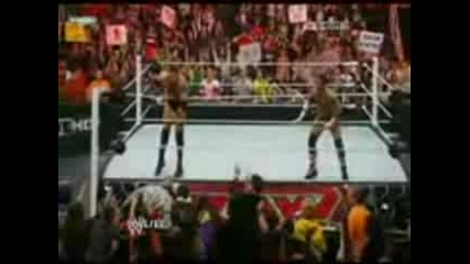wwe raw 24.01.2011 Wade Barrett (the corre) vs Cm Punk (nexus) full match 