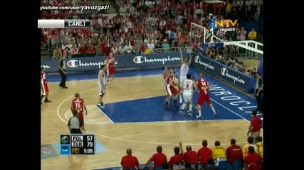 Турция - Полша 87 - 69 Eurobasket 2009