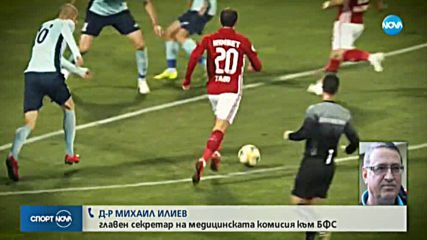 Д-р Илиев: Три седмици и играчите ще са готови за мачове
