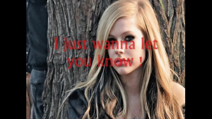 Avril Lavigne - Wish You Were Here *текст*