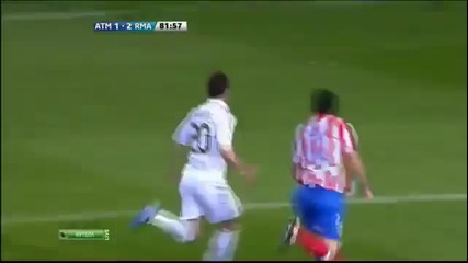 Atletico Madrid vs Real Madrid 1 - 4 All Goals ~11.04.2012~