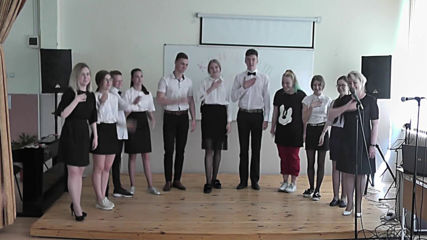 Поздрав от учениците на 25-та гимназия на гр. Ставропол, Русия (2018 г.)