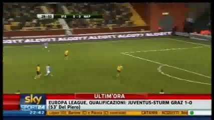 If Elfsborg Vs Napoli 0 - 2 [0 - 3 On Aggregate] - All Goals & Match Highlights - August 26 2010 - [