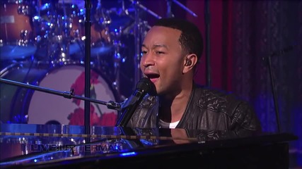 John Legend - P. D. A. ( We Just Don't Care ) ( Live on Letterman )