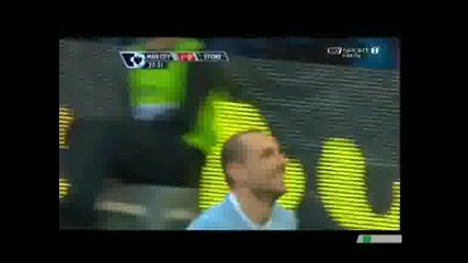 Manchester City 2 - 0 Stoke - League Гол на Мартин Петров 
