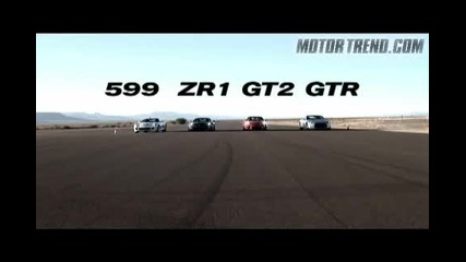 Zr1 Drag Race King - Spanks Gtr. 599. and Gt2 