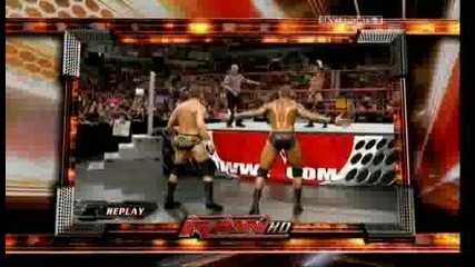 Raw.03/16/09 Tripleh vs Cody Rhodes (steel cage match)