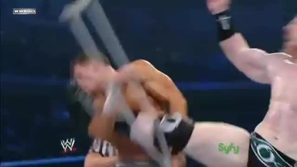 Brogue Kick on Cody Rhodes