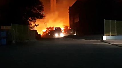 Пожар в ТЕЦ Сливен