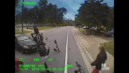 Катастрофа - Shocking Video - Jack Nicklaus' Grandson Nick O'leary Survives Scary Motorcycle Crash
