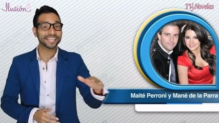 Rbd - Маите Перони щастлива от отношението на семейството на Мане