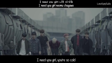 [mv/hd] Bts – I Need U [english Subs, Romanization & Hangul]