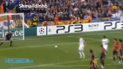 Ronaldinho _fouls_ Cristiano Ronaldo 19.10.2010 _hard Tackle_ _hd_ Funny