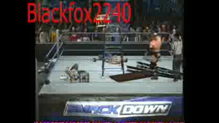 Smackdown vs Raw 2010 Randy Orton vs John Cena vs Triple H мач стълби маси столове Част 2