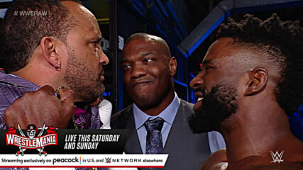 Shelton Benjamin & Cedric Alexander confront MVP: Raw, Apr. 5, 2021
