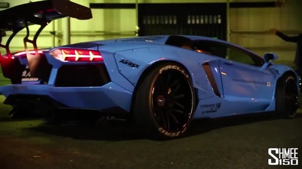 Звукът от нoвия звяр на Liberty Walk - Lamborghini Aventador Lp720-4 Armytrix Exhaust