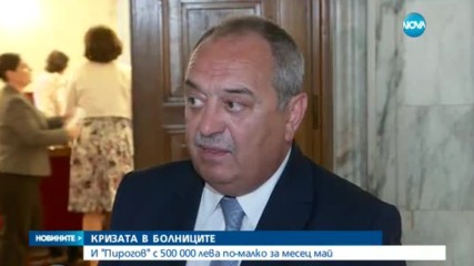 Финансовата криза в болниците стигна и до "Пирогов"