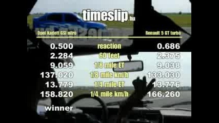 Renault 5 Gt Turbo Vs. Opel Kadett Gsi