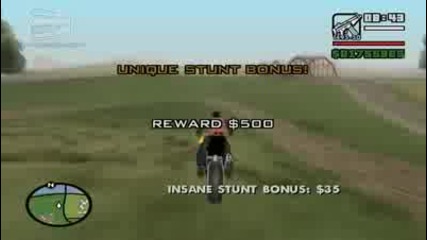 Gta San Andreas Unique Stunt Jump #34 - The Panopticon (red County)