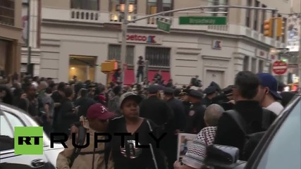 Протестиращи за Фреди Грей арестувани в Ню Йорк